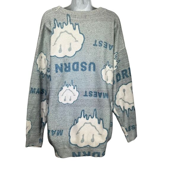 aelfric eden blue pullover sweater Size XL - Picture 2 of 5